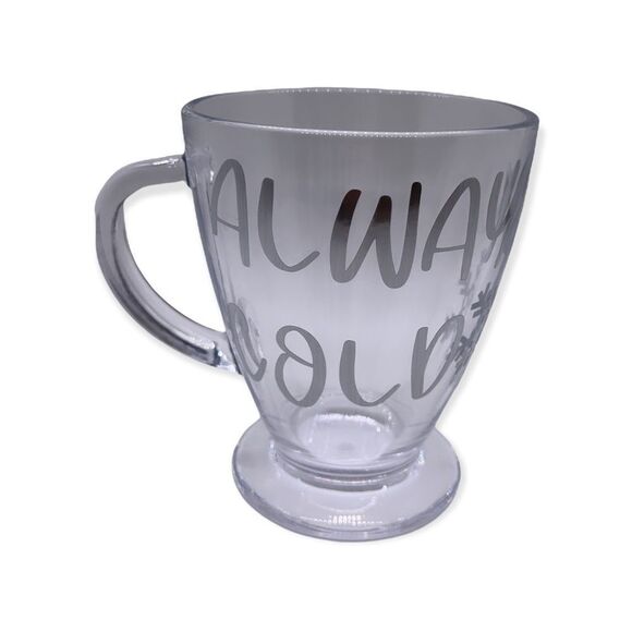 NWT Wool + Pepper Co. Always Cold Glass Mug - Picture 4 of 6